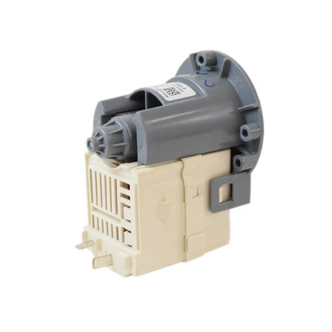 Washer Drain Pump OEM Replacement For Front Load Washers, Built Tough Genuine OEM Part, beige base with gray top