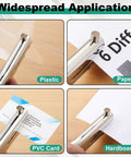 Heavy Duty Hole Punch With Long Reach And Deep Throat for punching plastic, paper, PVC card, and hardboard materials