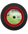 7 Inch Semi Pneumatic Rubber Tire With Diamond Tread And Steel Hub Featuring Grafoil Bearings Workhorse Half Inch Bore