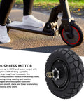 600W Brushless Hub Motor Replacement For G 2 Pro Electric Scooter With 9 Inch Pneumatic Tire And Smart Controller shown