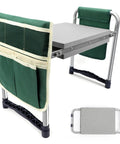 Heavy Duty Garden Kneeler And Seat With 11.5 Inch Wide Pad, Foldable Stool With Dual Tool Bags, No Sweat Stable Sit Or Kneel Bench