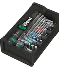Compact 52 Piece Metric Bit Set With Textile Pouch Rapidaptor Quick Bit Change And 25 mm Torsion Bits For Long Life Pro Grade Build In Durable Surface Protecting Case, shown in a textile pouch