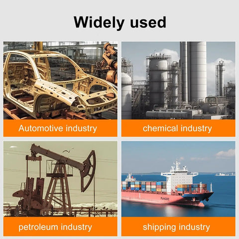 Image showing Copper Grease High Temperature Assembly Lubricant Pro Grade Heavy Duty For Industrial And Automotive Tool Repair usage in automotive, chemical, petroleum, and shipping industries.