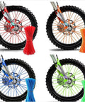 Set Of 144 Spoke Skins Spoke Covers For Bicycle Wheels Plastic Wraps In Colorful Assorted Colors 24cm 9.45 Inch Easy Install