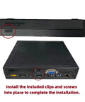 Top Cover for M720Q M920Q M920X M75Q P330 Mini PC Case with DIY Cooling Holes Chassis Cover Plastic Panel Includes Clips and Screws