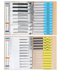 Open booklet showing Extensive SMD Electronics Component Kit With 5600 Pieces Including 0805 Resistors and LEDs.