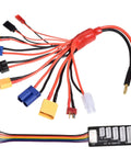 10 In 1 RC Battery Charger Adapter Cable With Balance Board For 2S To 6S LiPo Batteries Converts To 4.0mm Banana Plug Connectors