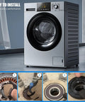 Top Tier Front Load Washer Bearing And Rotary Seal Kit Featuring A Hella Durable Tub Drum Gasket during installation steps.