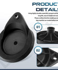 Two Pack Table Saw Hand Wheel Replacement Parts for Ridgid R4513 and Ryobi Saws Upgraded Dope Durable Blade Height Adjustment Handle 089290001054