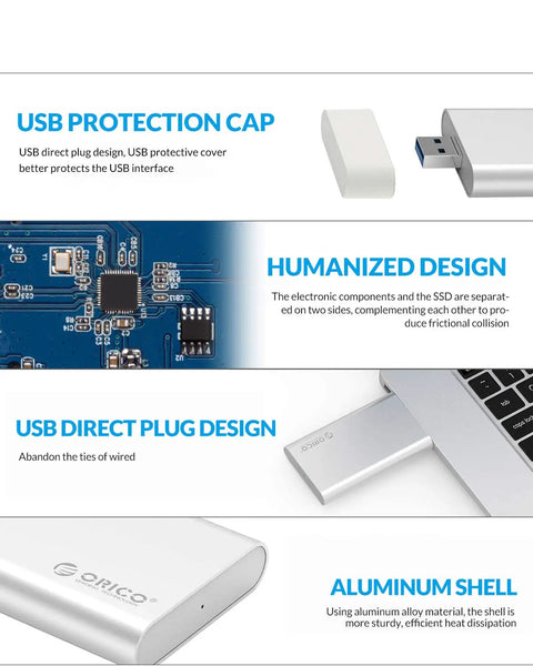 Turn Your Spare mSATA Drive Into a Pocket USB 3.0 SSD With No Cable Required with aluminum shell and USB direct plug design