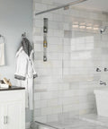 Oakmont Bath And Shower Trim Kit With Valve Dual Handle For Precise Temperature Control DIY Friendly Install visible in modern bathroom