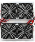 Beefy 12V 20A Semiconductor Cooling Plate With Adjustable Switch Power Supply For Pet Cooling Beds And Flat Product Test Tables, front view
