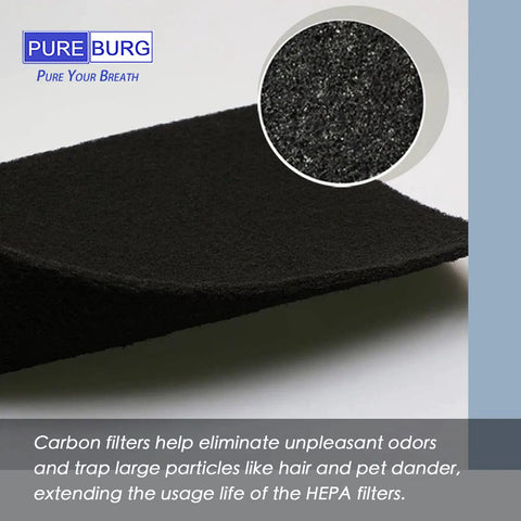 Must-Have Replacement Filter Set For Winix Air Purifiers H13 True HEPA Filter With Activated Carbon Pre-Filters close-up image