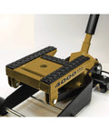 4000 Lb 3 In 1 Garage Floor Jack With Tie Down Straps, close-up view showing durable lifting platform and wheels