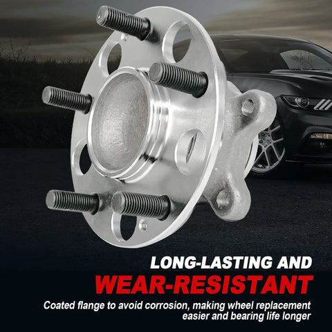 Rear Wheel Bearing Hub Assembly 512256 Direct Fit For Acura CSX 2006-2011 And Honda Civic 2006-2011 5 Lug Bolt Pattern