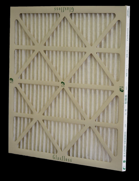 Z Line Series ZL MERV 10 Pleated Air Filter 16x20x1 Case Of 12 for home, office, and commercial HVAC filtration in beige frame