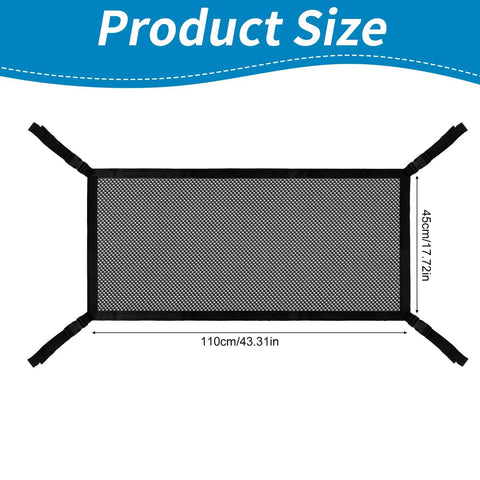 Double Layer Safety Net For Toddler Standing Tower And Foldable Learning Step Stool With Dense Mesh 4-Sided Protection, size 110x45 cm