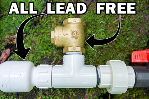Hydraulic Ram Pump One Inch Medium Off Grid Water Pump For Streams And Creeks Zero Hassle Pumps Like A Champ Powered By Flowing Creek Water Not Gas Pvc Frame Lead Free Brass Valve Heavy Duty Livestock And Garden Setup