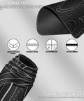 Extra Large Waterproof Gaming Mouse Pad With Stitched Edges 31.5 Inch By 15.7 Inch Non Slip Rubber Base rolled showing material details