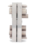 Side view of 14 Piece Round Disc Cutter Set 2.7 To 16 mm Punch Die Kit for jewelry making and metal craft with flat bottom design.