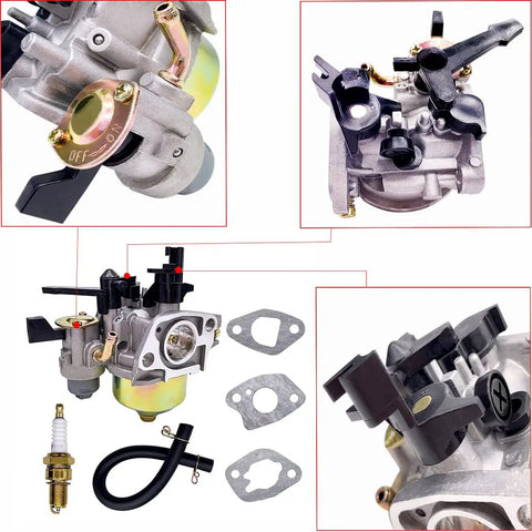 Carburetor For Powersports 196cc CT200U CT200U-EX Trail 200 Mini Bike Baja HT65 WR65 with gaskets, fuel line, and filter replacement kit