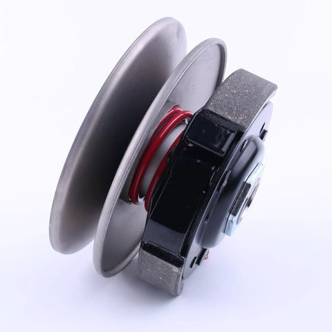 High Performance Racing Clutch Assembly With Bell For GY6 125cc 150cc 157QMJ 152QMI Engines, side view showing clutch details
