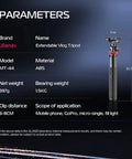Specifications of Ulanzi MT-44 Get The Ultimate Extendable Phone Tripod That Works As Selfie Stick Vlog Stand Featuring Two In One Phone Clip