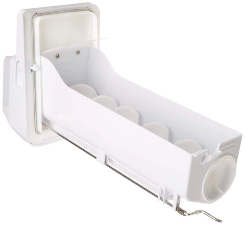 Ice Bucket Tray Assembly For Fridge Ice Maker Replacement Part OEM DA9711117A White 24x12x6 Inches Fits Various Fridge Models
