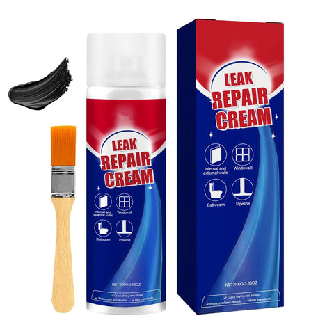 All Weather Sealant Spray For Roofs Tile Concrete And Bathrooms, Waterproof Crack Filler with brush and packaging shown