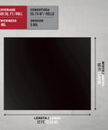 Top Shelf 6 Mil Polyethylene Moisture Barrier Roll For Vinyl And Laminate Flooring Heavy Duty Vapor Shield, 50x12 ft.