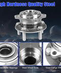 Front Wheel Hub Bearing Assembly For Hyundai Santa Fe 2007-2014 Front FWD AWD Veracruz 2007-2012 AWD Kia Sorento 2011-2015 AWD Rear Wheel Hub