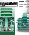 Lgxenzhuo 2.2Kw Electric Pipe Bender With 24 Dies For Smooth Bending Tasks showcasing gears and components for reliable operation.