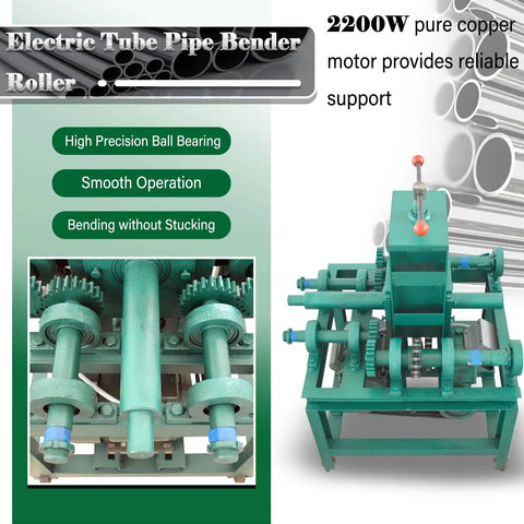 Lgxenzhuo 2.2Kw Electric Pipe Bender With 24 Dies For Smooth Bending Tasks showcasing gears and components for reliable operation.