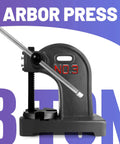 Straight Out The Workshop, Heavy Duty 1 Ton Manual Arbor Press, gray cast iron with no.3 designation, ideal for crafts.