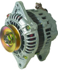 Front view of alternator replacement for Mazda Miata 1.6L 1990-1993 models, OEM-quality new components, easy to install.