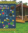 Science Toss Banner Backdrop for Chemistry Party Decor Molecule Theme School Lab Classroom Decorations Party Supplies