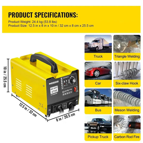 DIY Friendly Professional Dent Repair Kit With 1.8KW Spot Welder And Stud Welder showcasing design and capabilities on cars