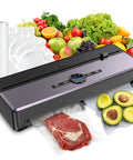 Vacuum Sealer For Food Storage With 85KPa Suction And Dry And Moist Modes, Auto Seal In 10 To 20 Seconds, No More Food Waste