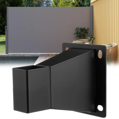 Side Awning Mounting Brackets Kit With Screws And Washers For Patio Backyard Porch Outdoor Garden Balcony Terrace Durable Heavy Duty Steel Construction And Easy Install Replacement Brackets For Most Awnings