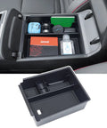Center Console Tray Organizer For 2022 Through 2024 Hyundai Tucson Limited And Hybrid SEL With Push Button ABS armrest view