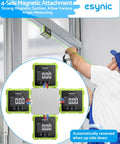 Heavy Duty Digital Angle Finder With Waterproof Magnetic Inclinometer And Type C Fast Charge For Built Tough Construction Projects And Hvac Fixes On The Fly Featuring Crisp Lcd Screen with 4-side magnetic attachment.