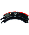 Type 4702 Heavy Duty Brake Shoe Featuring Rock Solid Friction Lining, 15 inch, 4 inch wide for 23000 pound load capacity.