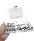 Stainless Steel Cup Point Set Screws Kit 300 Pcs With Allen Wrenches Rust Resistant Low Maintenance Finish Boss Level for fixtures