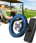 Heavy Duty Golf Cart Phone Mount With 360 Degree Rotation For Swing Analysis And Solid Shot Recording Universal Fit on golf cart