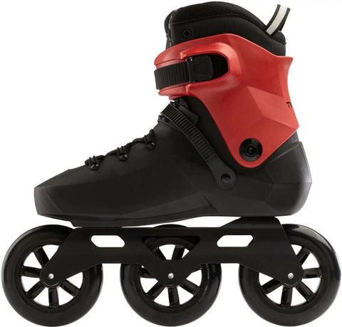 Red and black Twister 110 Fitness Inline Skates For Unisex Adults With Urban Performance, All Day Comfort, 110mm wheels