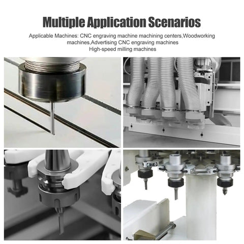 1/8 Inch Straight Router Bits Set For DIY Woodworkers And CNC Milling With 2 Flutes Double Edged Cutters in various applications
