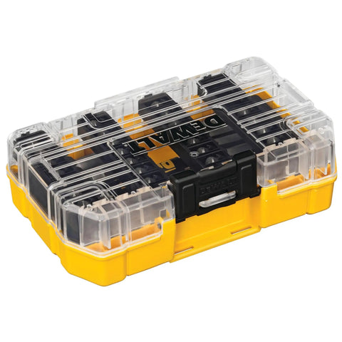 37-Piece Screwdriver Bit Set With Phillips And Slotted Bits, Power Bits, Square Recess Bits, and a handy case closed view