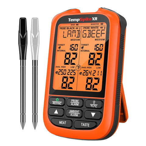 Wireless Meat Thermometer With 1000 Ft Range, Two Ultra Thin Probes, Digital Kitchen Thermometer for Grilling and BBQ