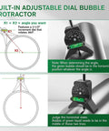 Anblak Pipe Center Finder with magnetic centering head; black Y-shaped pipefitting tool for 1.5–6 in pipe diameters.