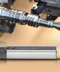 Hard Alloy CNC Lathe Tool Bar For Boring Internal Grooving And Turning Pro Grade Tool Holder in use on CNC machine